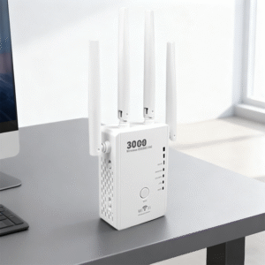 in609h wifi repeater signal amplifier 3000mbps gigabit wireless dual band anti interference