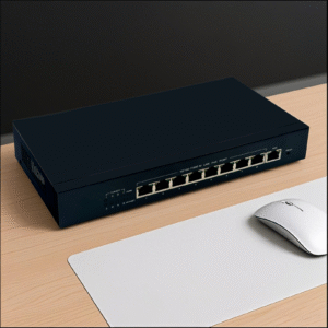 inac0 9p 9 port gigabit unmanaged poe desktop switch (48w)