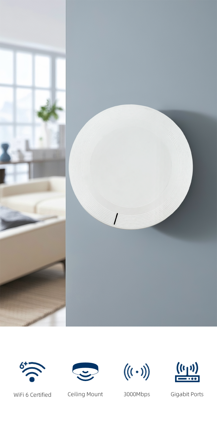 inap810e wifi6 gigabit dual band ax3000 wireless ceiling ap