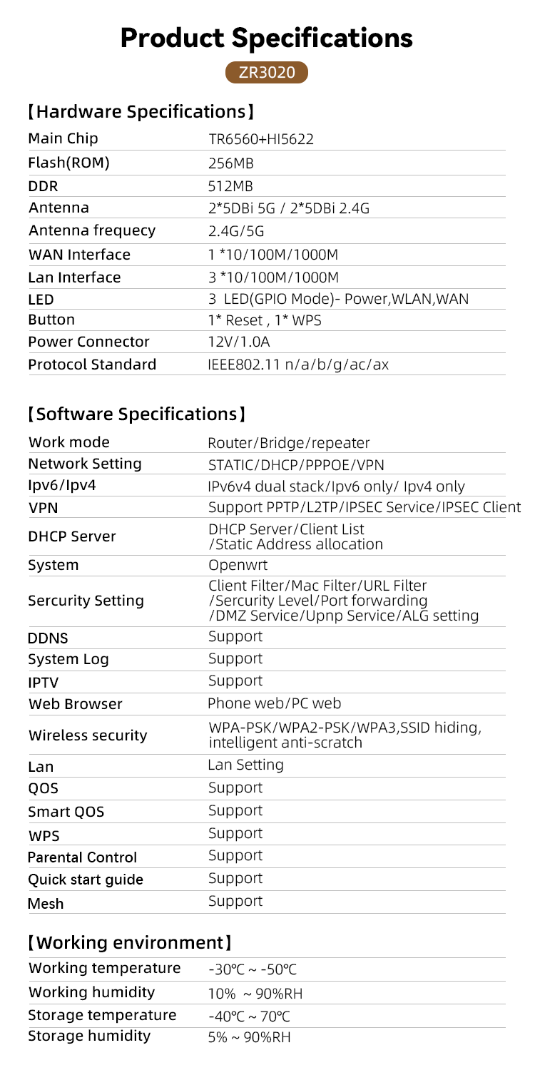 in3020 3000mbps dual band 2.4ghz 5ghz wifi routers ax3000 wifi 6 router mesh router