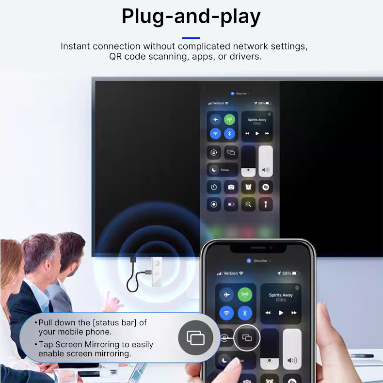 Next-Gen Wireless HDMI Extender: Uninterrupted Streaming for Gaming, Movies & Meetings hd52 details (1)