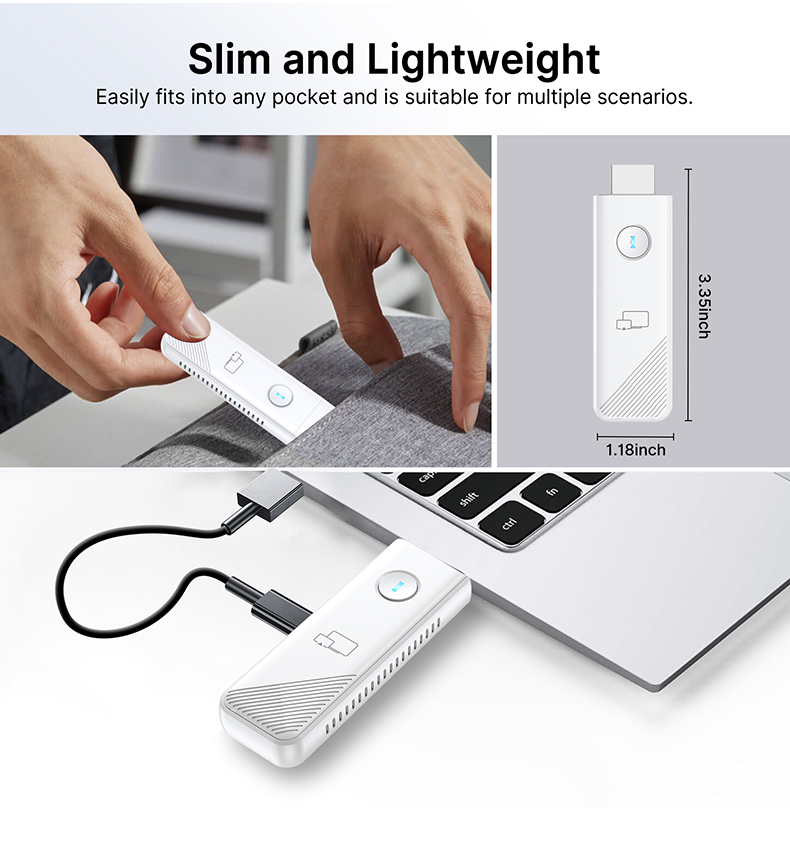 Next-Gen Wireless HDMI Extender: Uninterrupted Streaming for Gaming, Movies & Meetings hd52 details (7)