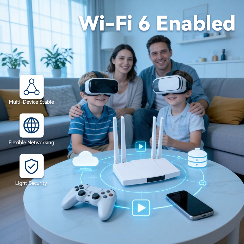 alt="Infinetwork 4G LTE Smart Router front view 3"